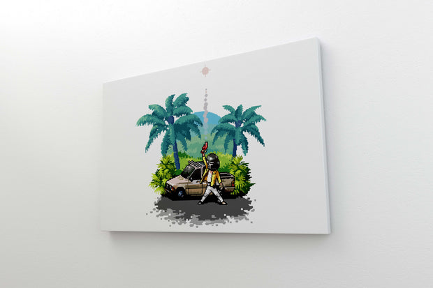 Tablou Canvas - Pubg Pixel Art