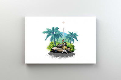 Tablou Canvas - Pubg Pixel Art