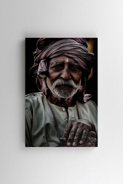 Tablou Canvas - Nepali Old Man
