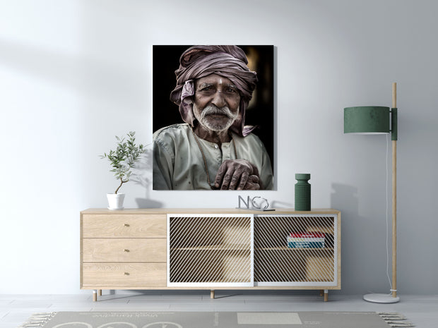 Tablou Canvas - Nepali Old Man