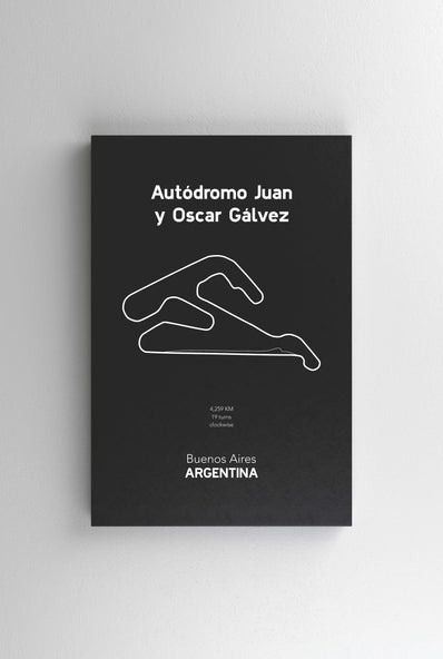 Tablou Canvas - Autodromo Juan y Oscar Galvez