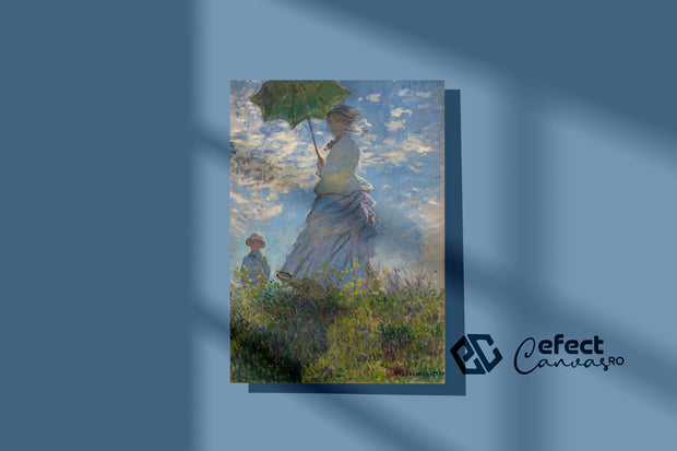 Tablou Canvas - Claude Monet - Woman with a Parasol