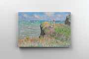 Tablou Canvas - Claude Monet - The Cliff Walk at Pourville