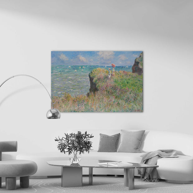 Tablou Canvas - Claude Monet - The Cliff Walk at Pourville