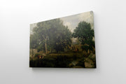 Tablou Canvas - Jean-Baptiste Camille Corot - Forest of Fontainebleau