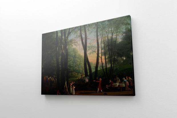 Tablou Canvas - Jens Juel - The Dancing Glade at Sorgenfri, North of Copenhagen