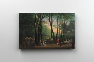 Tablou Canvas - Jens Juel - The Dancing Glade at Sorgenfri, North of Copenhagen