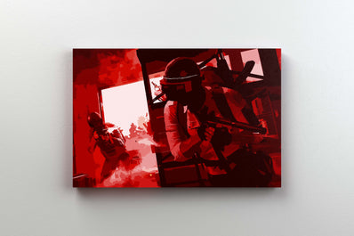 Tablou Canvas - Pubg Dodging Bullets