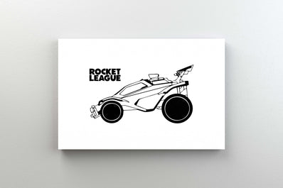 Tablou Canvas - Rocket League Side View