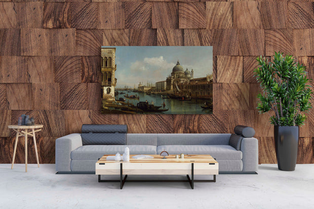 Tablou Canvas - Bernardo Bellotto - View of the Grand Canal: Santa Maria della Salute and the Dogana