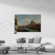 Tablou Canvas - Bernardo Bellotto - View of the Grand Canal: Santa Maria della Salute and the Dogana