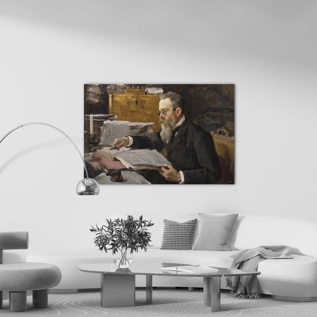 Tablou Canvas - Valentin Serov - Portrait Of Nikolai Rimsky Korsakov