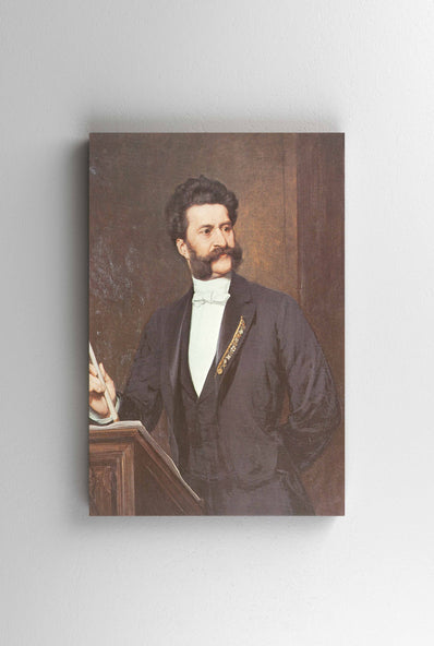 Tablou Canvas - August Eisenmenger - Johann Strauss II