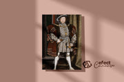 Tablou Canvas - Hans Holbein the Younger - Portrait of Henry VIII