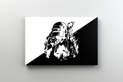 Tablou Canvas - Pubg Shape Artwork