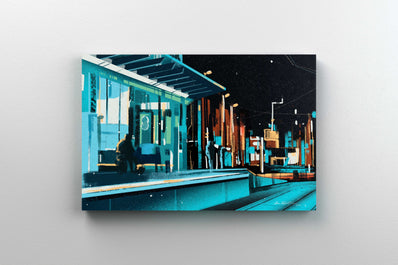 Tablou Canvas - Train Station