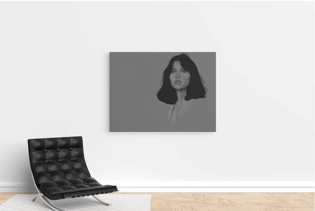 Tablou Canvas - A face in France