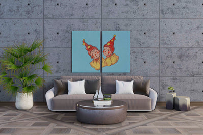 Tablou Canvas - Baby Clown