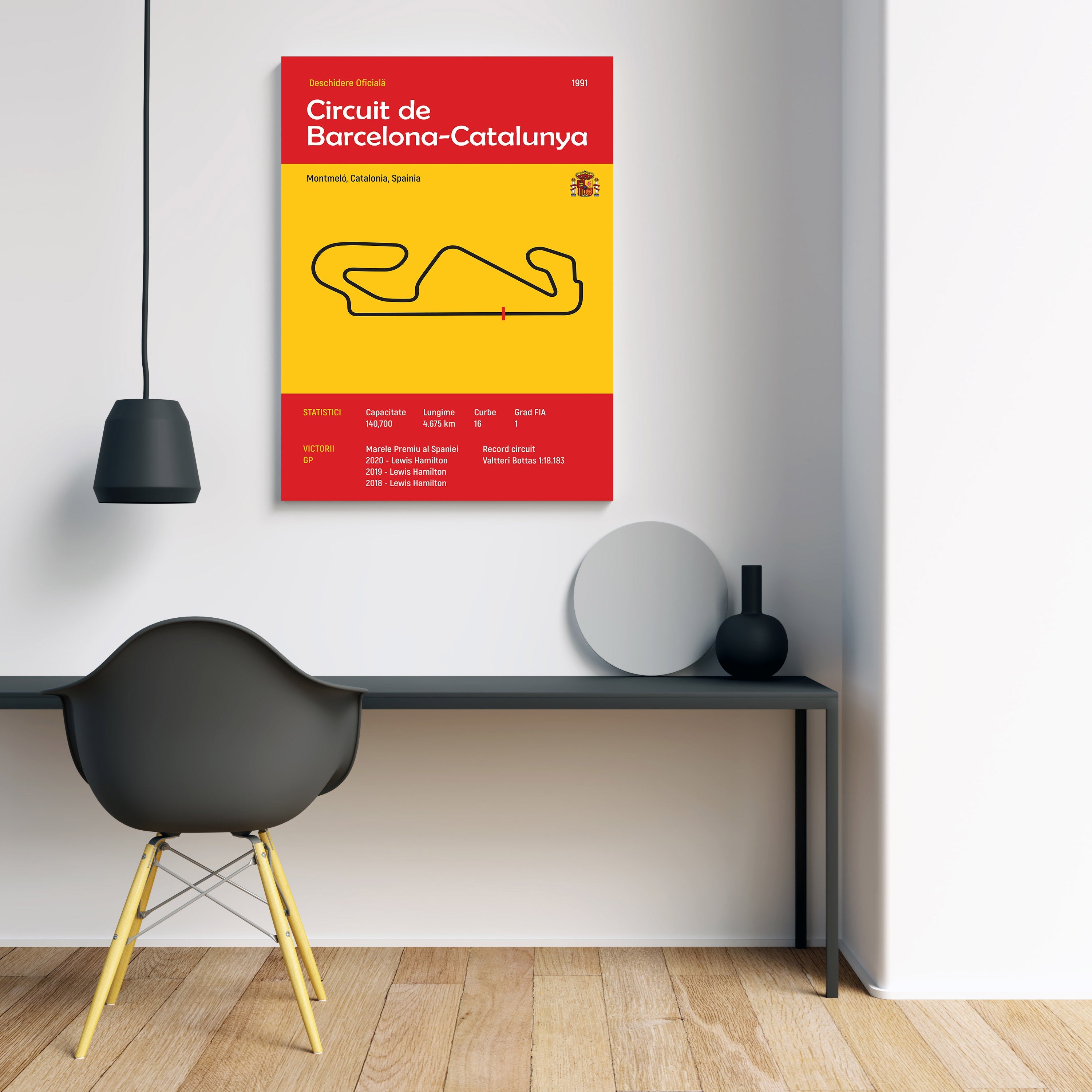 Tablou Canvas - Barcelona Track