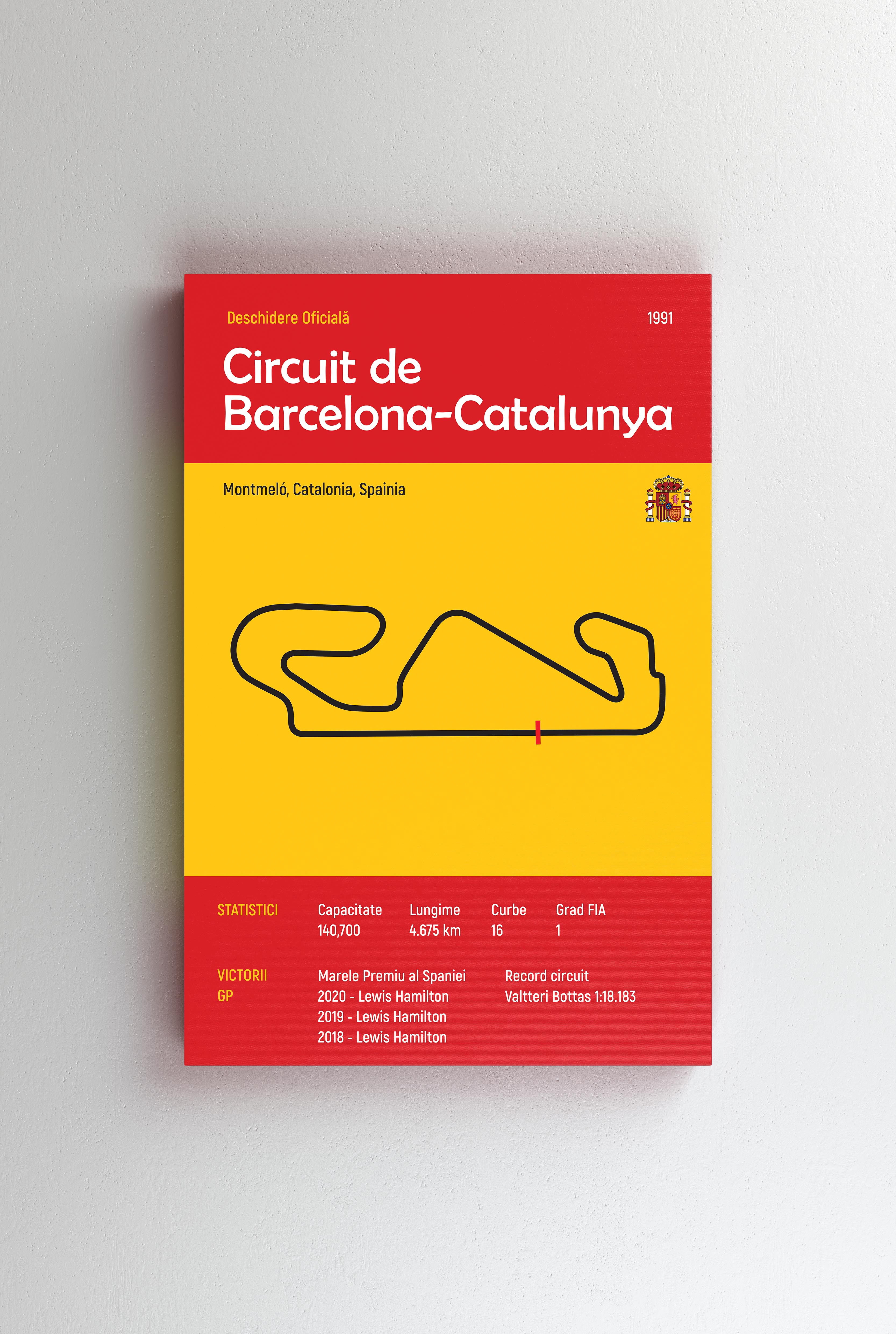 Tablou Canvas - Barcelona Track