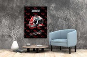 Tablou Canvas - Charles Leclerc Helmet