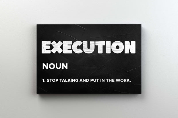 Tablou Canvas - Execution