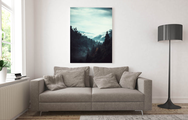 Tablou Canvas - Foggy Forest II
