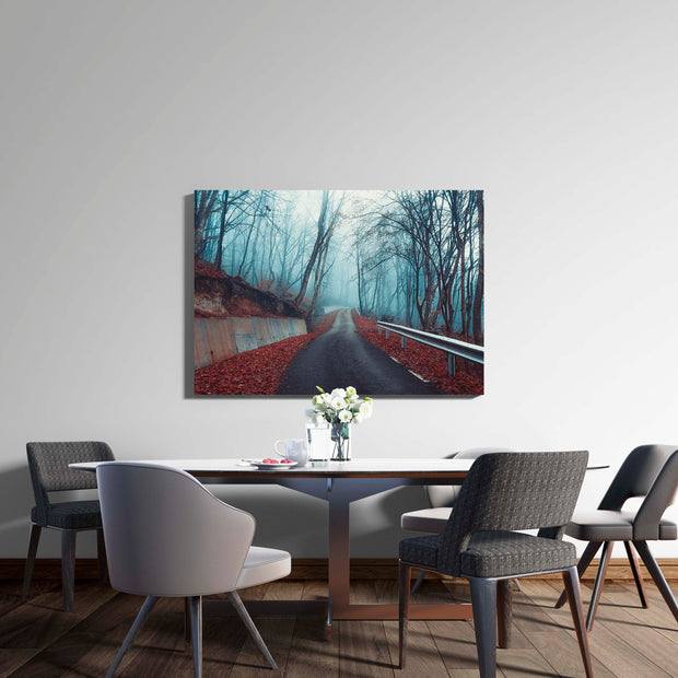 Tablou Canvas - Foggy Forest