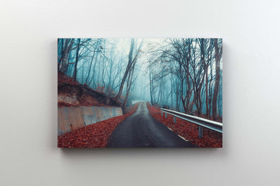 Tablou Canvas - Foggy Forest