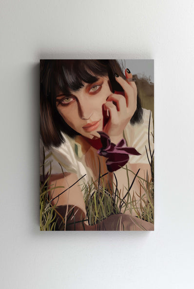 Tablou Canvas - Girl Smoking