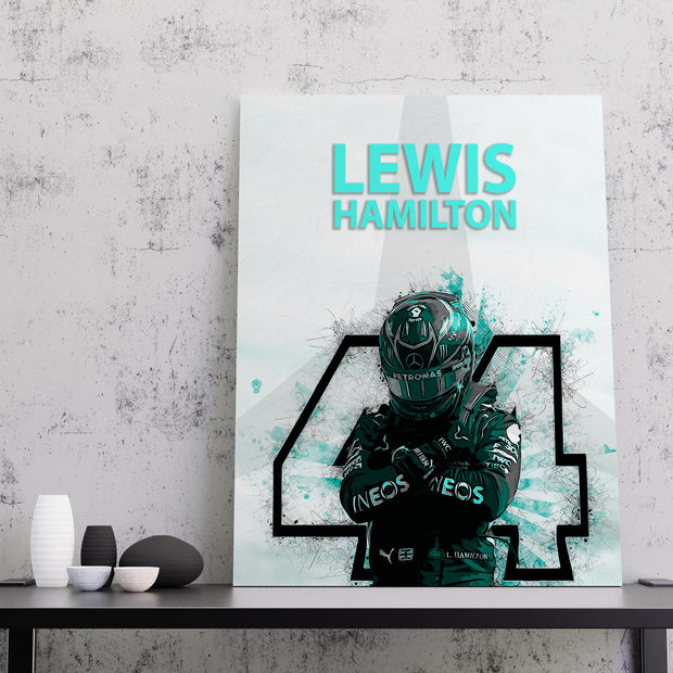 Tablou Canvas - Lewis Hamilton