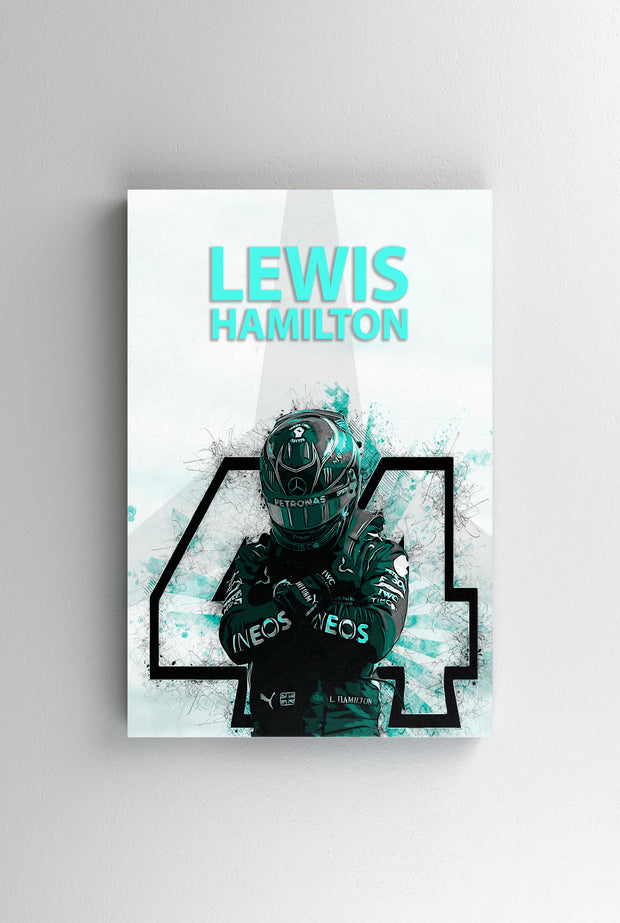 Tablou Canvas - Lewis Hamilton