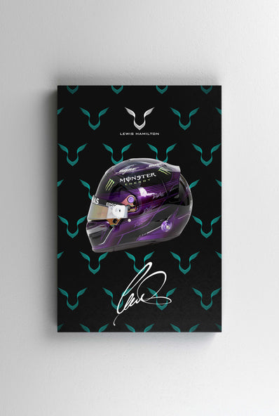 Tablou Canvas - Lewis Hamilton Helmet