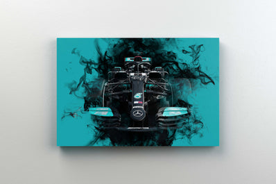 Tablou Canvas - Mercedes Car Smoke