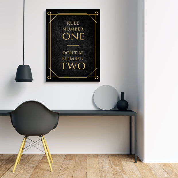 Tablou Canvas - Rule Number One