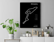 Tablou Canvas - Nurburgring Black