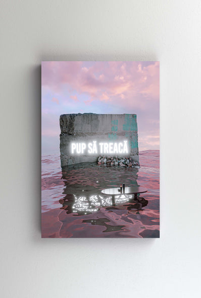 Tablou Canvas - Pup sa treaca