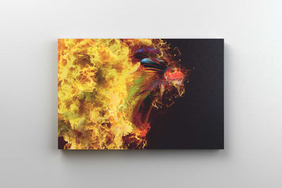 Tablou Canvas - Monkey Flame