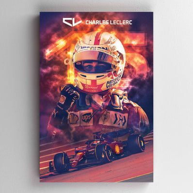 Tablou Canvas - Charles Leclerc 2022