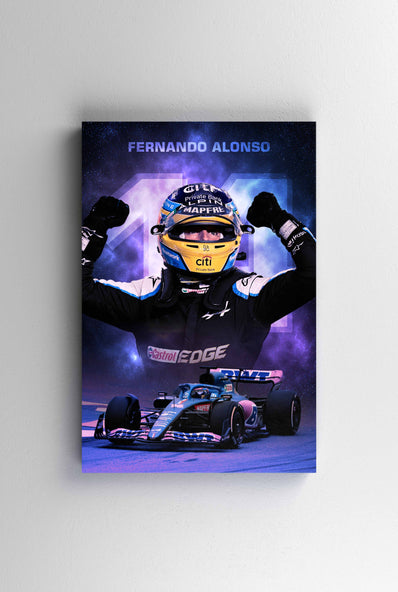 Tablou Canvas - Fernando Alonso