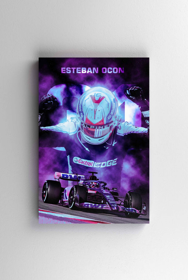 Tablou Canvas - Esteban Ocon