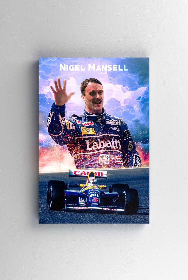 Tablou Canvas - Nigel Mansell - Williams
