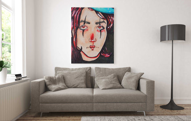 Tablou Canvas - Sad Clown