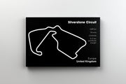 Tablou Canvas - Silverstone Black