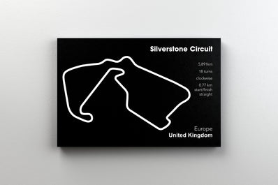 Tablou Canvas - Silverstone Black