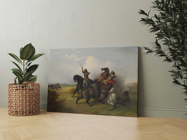 Tablou Canvas - John Mix Stanley - The Buffalo Hunt