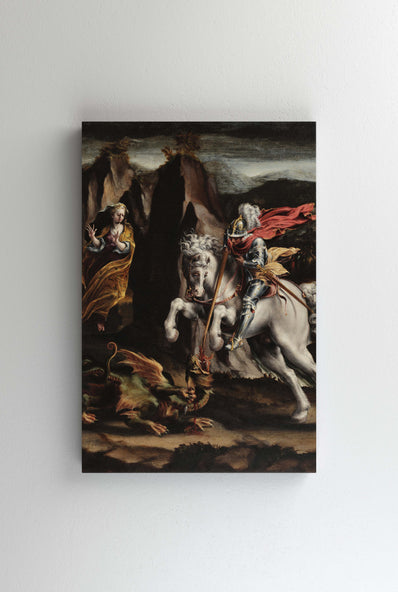 Tablou Canvas - Lelio Orsi - St George and the dragon