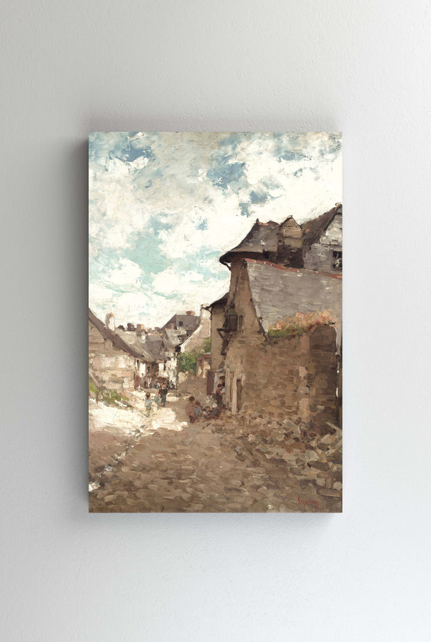 Tablou Canvas - Nicolae Grigorescu - Street in Vitré