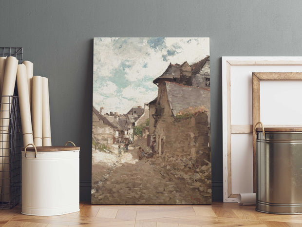 Tablou Canvas - Nicolae Grigorescu - Street in Vitré