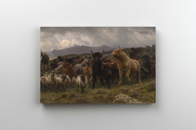 Tablou Canvas - Rosa Bonheur - Highland Raid